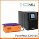 ИБП POWERMAN ONLINE 1000 Plus + Аккумуляторная батарея Delta DTM 12250 L