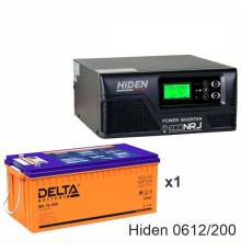 ИБП Hiden Control HPS20-0612 + Delta GEL 12-200