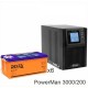 ИБП POWERMAN ONLINE 1000 Plus + Аккумуляторная батарея Delta GEL 12-200