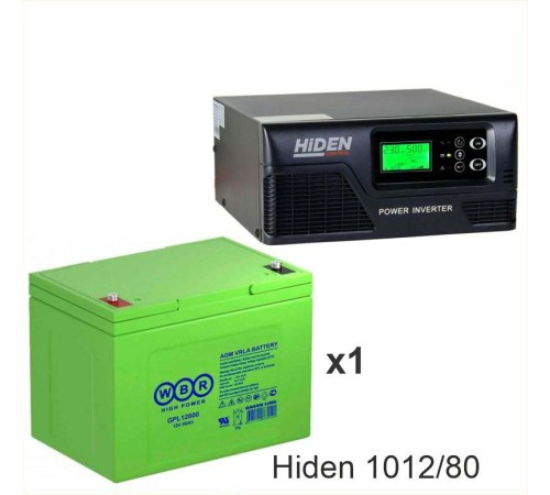 ИБП Hiden Control HPS20-1012 + Аккумуляторная батарея WBR GPL12800