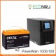 ИБП POWERMAN ONLINE 1000 Plus + Аккумуляторная батарея Delta CGD 12100