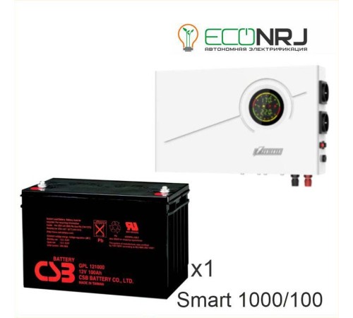 ИБП Powerman Smart 1000 INV + Аккумуляторная батарея CSB GP121000