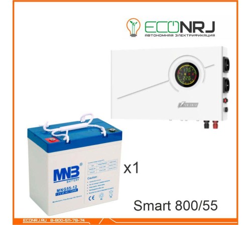 ИБП Powerman Smart 800 INV + Аккумуляторная батарея MNB MNG55-12