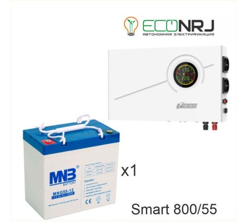 ИБП Powerman Smart 800 INV + Аккумуляторная батарея MNB MNG55-12