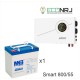 ИБП Powerman Smart 800 INV + Аккумуляторная батарея MNB MNG55-12