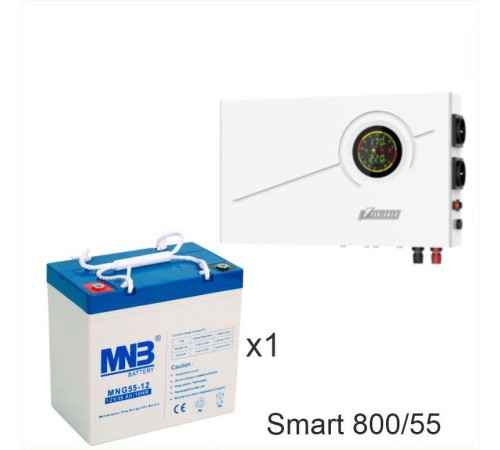 ИБП Powerman Smart 800 INV + Аккумуляторная батарея MNB MNG55-12