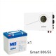 ИБП Powerman Smart 800 INV + Аккумуляторная батарея MNB MNG55-12