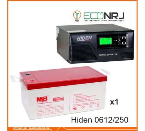 ИБП Hiden Control HPS20-0612 + Аккумуляторная батарея MNB MМ250-12