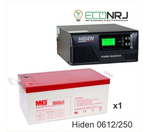 ИБП Hiden Control HPS20-0612 + Аккумуляторная батарея MNB MМ250-12