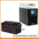 ИБП POWERMAN ONLINE 2000 Plus + Аккумуляторная батарея CSB GPL12650