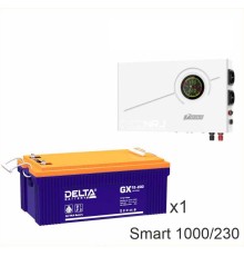 ИБП Powerman Smart 1000 INV + Delta GX 12-230