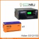 ИБП Hiden Control HPS20-0312 + Аккумуляторная батарея Delta DTM 12150 L