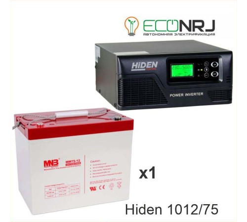 ИБП Hiden Control HPS20-1012 + Аккумуляторная батарея MNB MМ75-12