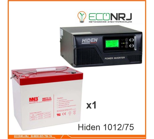 ИБП Hiden Control HPS20-1012 + Аккумуляторная батарея MNB MМ75-12