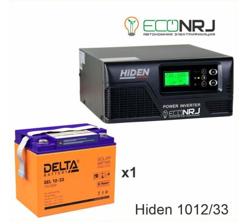 ИБП Hiden Control HPS20-1012 + Аккумуляторная батарея Delta GEL 12-33