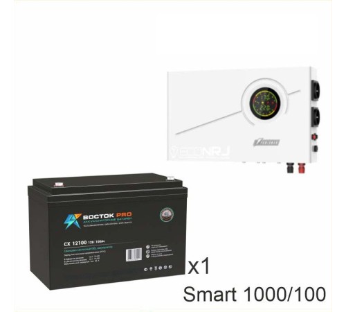 ИБП Powerman Smart 1000 INV + Аккумуляторная батарея ВОСТОК PRO СХ-12100