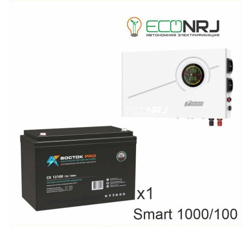 ИБП Powerman Smart 1000 INV + Аккумуляторная батарея ВОСТОК PRO СХ-12100