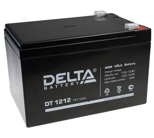 Аккумуляторная батарея Delta DT 1212