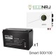 ИБП Powerman Smart 500 INV + Аккумуляторная батарея ETALON FS 12100