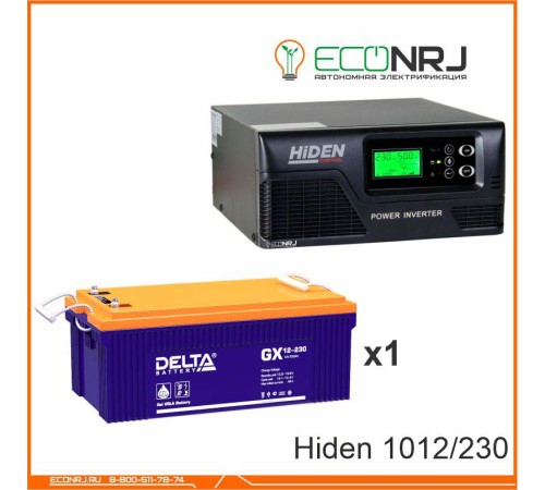 ИБП Hiden Control HPS20-1012 + Аккумуляторная батарея Delta GX 12-230