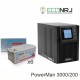 ИБП POWERMAN ONLINE 1000 Plus + Аккумуляторная батарея Vektor VPbC 12-200