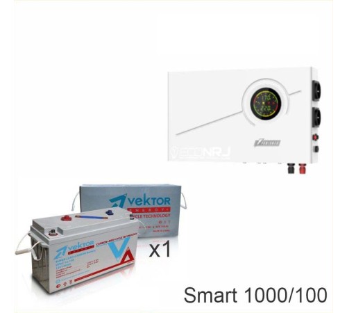 ИБП Powerman Smart 1000 INV + Аккумуляторная батарея Vektor VPbC 12-100