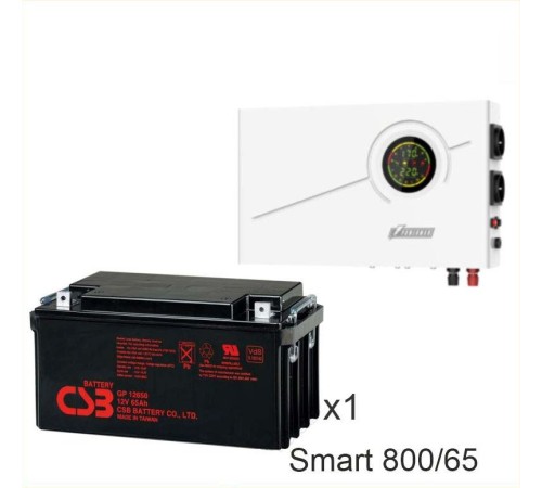 ИБП Powerman Smart 800 INV + Аккумуляторная батарея CSB GP12650