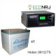 ИБП Hiden Control HPS20-0612 + Аккумуляторная батарея LEOCH DJM1275