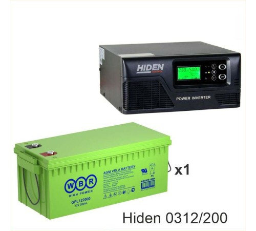 ИБП Hiden Control HPS20-0312 + Аккумуляторная батарея WBR GPL122000