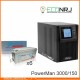 ИБП POWERMAN ONLINE 1000 Plus + Аккумуляторная батарея Vektor VPbC 12-150