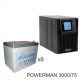 ИБП POWERMAN ONLINE 1000 Plus + Аккумуляторная батарея LEOCH DJM1275