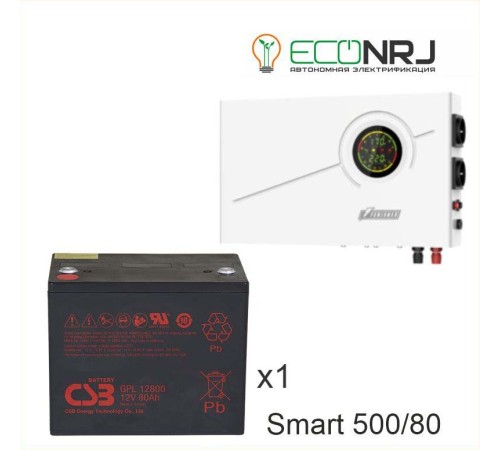 ИБП Powerman Smart 500 INV + Аккумуляторная батарея CSB GPL12800