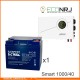 ИБП Powerman Smart 1000 INV + Аккумуляторная батарея ETALON BHRL 12-40