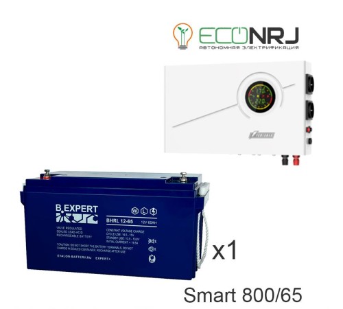 ИБП Powerman Smart 800 INV + Аккумуляторная батарея ETALON BHRL 12-65