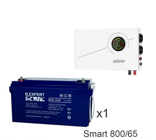 ИБП Powerman Smart 800 INV + Аккумуляторная батарея ETALON BHRL 12-65