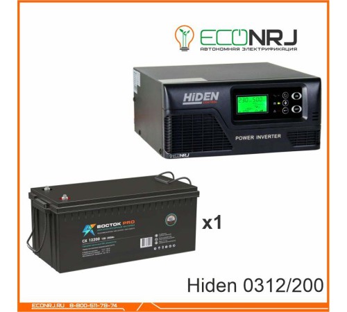 ИБП Hiden Control HPS20-0312 + Аккумуляторная батарея ВОСТОК PRO СХ-12200