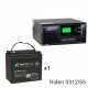 ИБП Hiden Control HPS20-0312 + Аккумуляторная батарея ВОСТОК PRO СК-1255