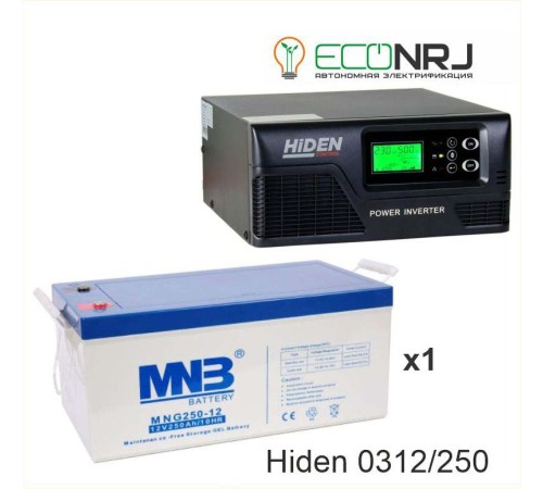 ИБП Hiden Control HPS20-0312 + Аккумуляторная батарея MNB MNG250-12