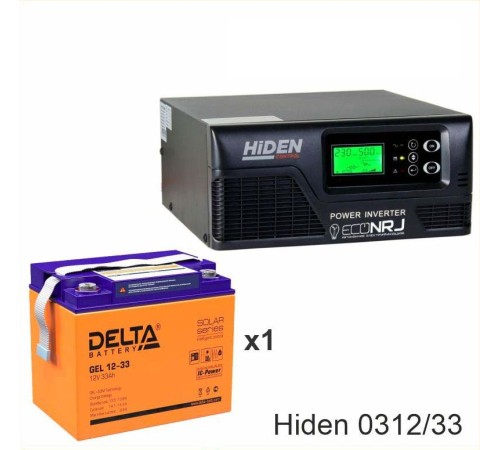 ИБП Hiden Control HPS20-0312 + Аккумуляторная батарея Delta GEL 12-33