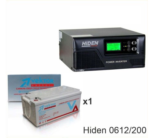 ИБП Hiden Control HPS20-0612 + Аккумуляторная батарея Vektor VPbC 12-200