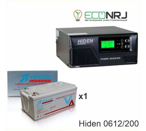 ИБП Hiden Control HPS20-0612 + Аккумуляторная батарея Vektor VPbC 12-200