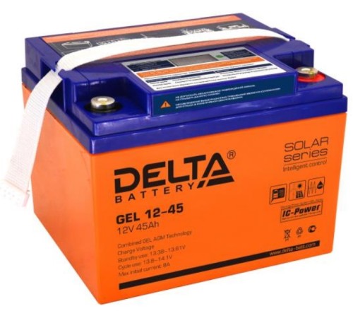 Аккумуляторная батарея Delta GEL 12-45