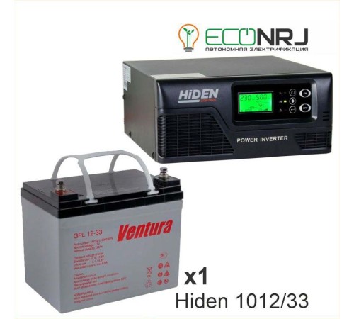 ИБП Hiden Control HPS20-1012 + Аккумуляторная батарея Ventura GPL 12-33