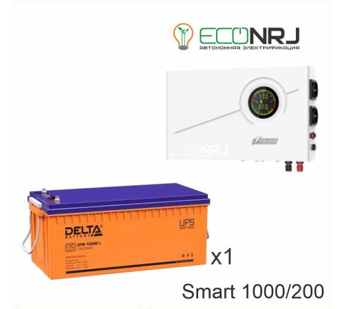 ИБП Powerman Smart 1000 INV + Аккумуляторная батарея Delta DTM 12200 L