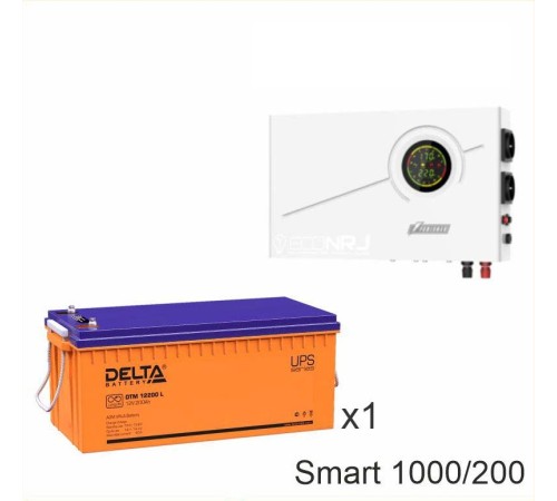 ИБП Powerman Smart 1000 INV + Аккумуляторная батарея Delta DTM 12200 L