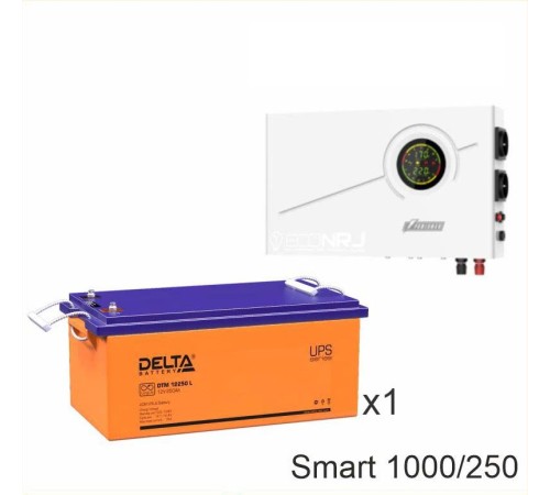 ИБП Powerman Smart 1000 INV + Аккумуляторная батарея Delta DTM 12250 L