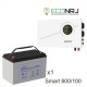 ИБП Powerman Smart 800 INV + Аккумуляторная батарея LEOCH DJM12100