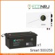 ИБП Powerman Smart 500 INV + Аккумуляторная батарея ВОСТОК PRO СК-12250