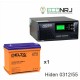 ИБП Hiden Control HPS20-0312 + Аккумуляторная батарея Delta DTM 1255 L