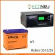 ИБП Hiden Control HPS20-0312 + Аккумуляторная батарея Delta DTM 1255 L